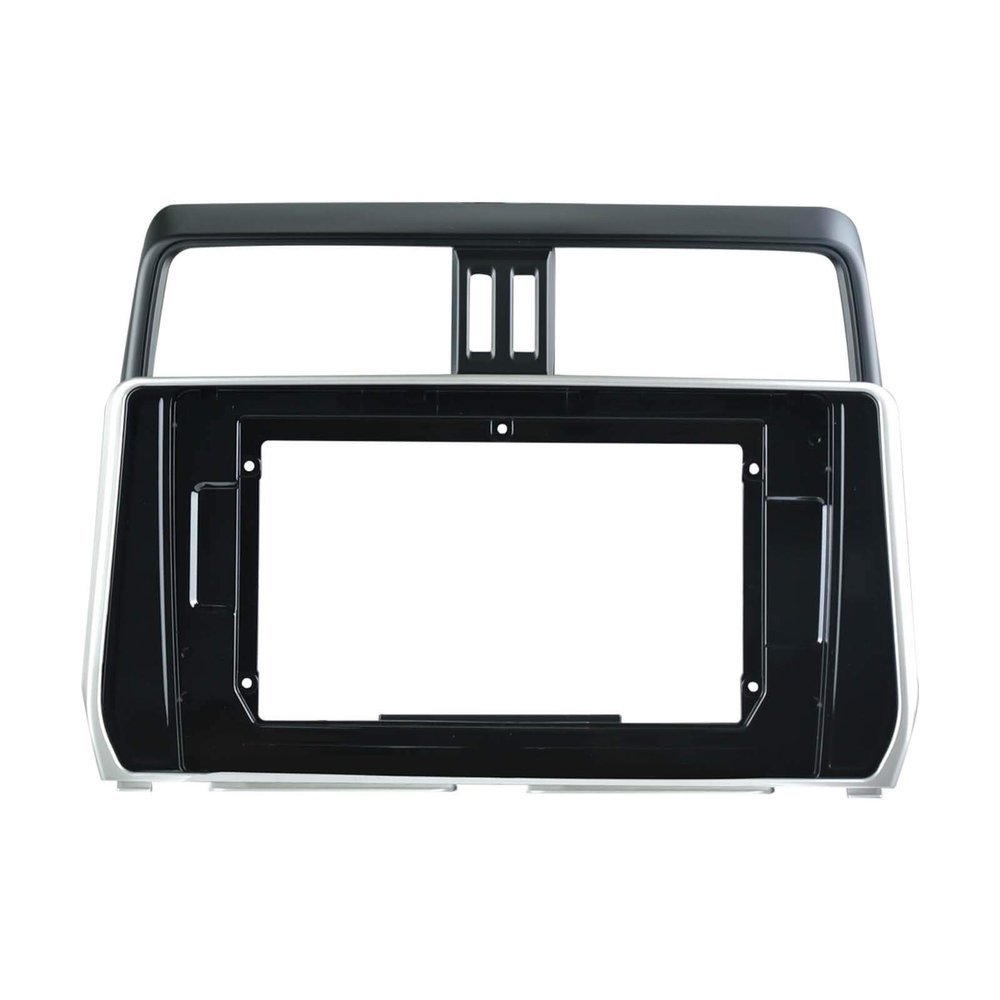 10.1'' Car Radio Stereo Dash Frame Fascia Bezel Panel Compatible for TOYOTA Prado 2018 Install Mount Kit