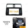 10.1'' Car Radio Stereo Dash Frame Fascia Bezel Panel Compatible for TOYOTA Prado 2018 Install Mount Kit view 2