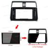 10.1'' Car Radio Stereo Dash Frame Fascia Bezel Panel Compatible for TOYOTA Prado 2018 Install Mount Kit view 3