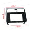 10.1'' Car Radio Stereo Dash Frame Fascia Bezel Panel Compatible for TOYOTA Prado 2018 Install Mount Kit view 4