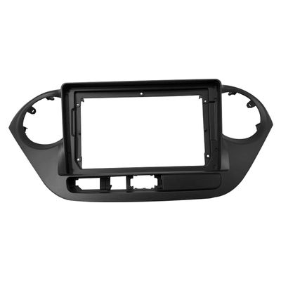 9'' Car Radio Stereo Dash Frame Fascia Bezel Panel Compatible for HYUNDAI I10 2014 15 16 17 Install Mount Kit