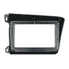 9'' Car Radio Stereo Dash Frame Fascia Bezel Panel Compatible for Honda Civic Sedan 2012 13 14 15 RHD Mount Kit view 1