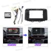 10.1'' Car Radio Stereo Dash Frame Fascia Bezel Panel Compatible for Hyundai Encino Kona 2018 19 20 Install Mount Kit view 2
