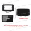 10.1'' Car Radio Stereo Dash Frame Fascia Bezel Panel Compatible for Hyundai Encino Kona 2018 19 20 Install Mount Kit view 3