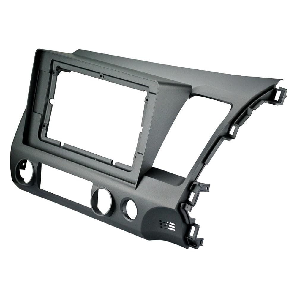 10.1'' Car Radio Stereo Dash Frame Fascia Bezel Panel Compatible for Honda Civic 2007 08 09 10 11 Right Hand Drive Install Mount Kit