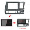 10.1'' Car Radio Stereo Dash Frame Fascia Bezel Panel Compatible for Honda Civic 2007 08 09 10 11 Right Hand Drive Install Mount Kit view 3