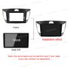 10.1'' Car Radio Stereo Dash Frame Fascia Bezel Panel Compatible for Hyundai IX25/Creta 2014 15 16 17 18 19 Install Mount Kit view 2