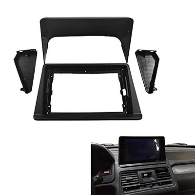 9'' Car Radio Stereo Dash Frame Fascia Bezel Panel Compatible for Mitsubishi Pajero Montero V31 Cheetah Kingbox Install Mount Kit