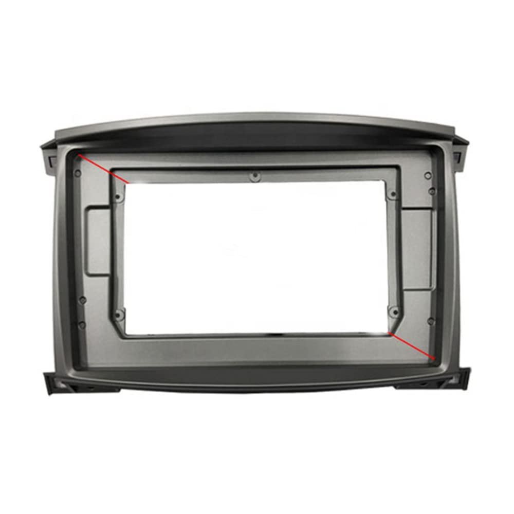 10.1'' Car Radio Stereo Dash Frame Fascia Bezel Panel Compatible for Toyota Land Cruiser 100 1998 99 2000 01 02 03 04 05 06 07 Mount Kit