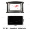 10.1'' Car Radio Stereo Dash Frame Fascia Bezel Panel Compatible for Toyota Land Cruiser 100 1998 99 2000 01 02 03 04 05 06 07 Mount Kit view 3
