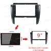 9'' Car Radio Stereo Dash Frame Fascia Bezel Panel Compatible for Toyota Allion 2010 11 12 13 14 15 16 17 18 19 20 Install Mount Kit view 2