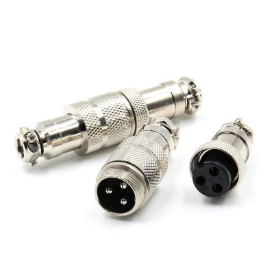CEKGDB Pair GX16 Aviation Plug 16mm Metal Male Female Panel 2 Pin Connector Socket 2/3/4/5/6/7/8/9 Pin Socket Connector Docking Type (Size : 4P)