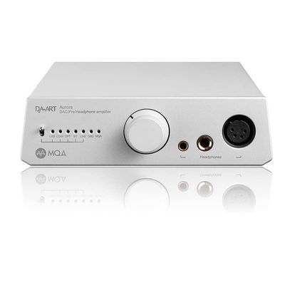 Fanmusic Yulong Aurora MQA Decoder ESS9068AS*2 DAC Headphone Amplifier DSD512 32Bit/768kHz (Silver)