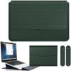 11-17 inch Universal Multi-Function Waterproof PU Leather Notebook Bag, Handheld Foldable Laptop Sleeves with Mouse Pouch and Bracket, 3-in-1 Stand Padded Pouch view 1