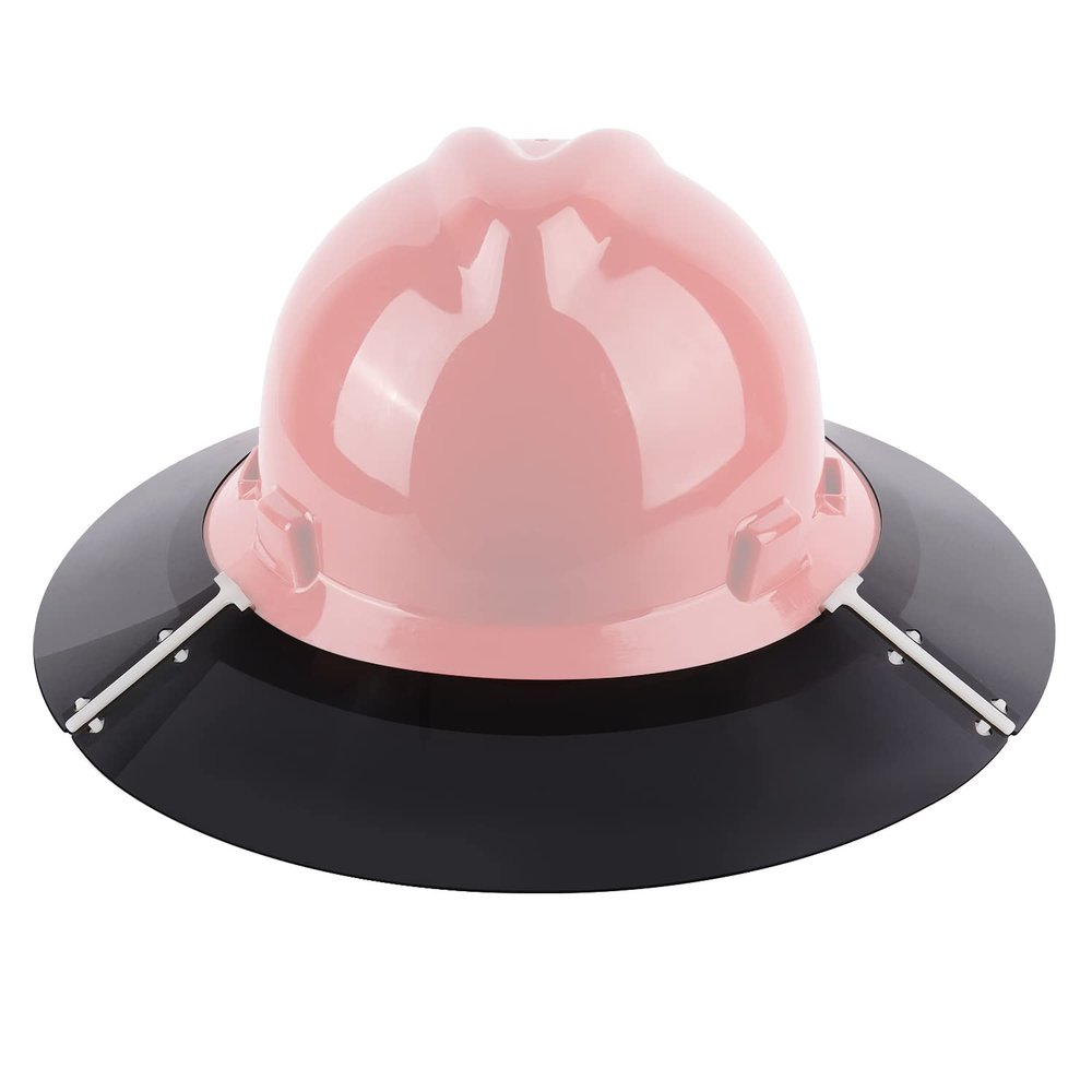 Premium Hard Hat Visor Compatible with Standard V-Gard Full Brim Attachment for Men or Women Working Outside