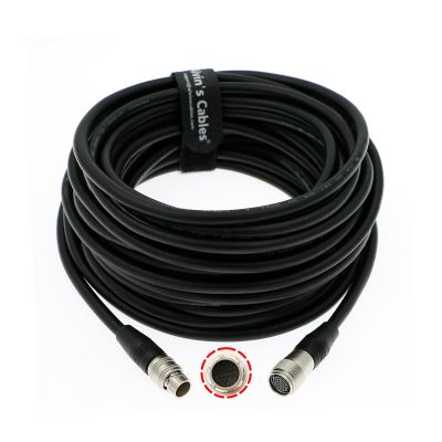 Alvins Cables Hirose 20 Pin Male to Female Extension Cable for Canon CN-E18-80mm Lens to FPD-400D| ZSG-C10| ZSD-300D Controller 10M/32.8ft