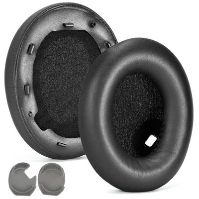 1000XM4 Replacement Ear Pads Cushions Compatible with Sony WH-1000XM4, Earpads for WH 1000XM4 Headphones, Soft High Protein Leather, Superior Noise Isolation Memory Foam