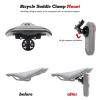 x xotic tech Saddle Clamp Mount for Garmin RTL515 RTL510 Varia Rearview Radar Rear Light, Universal Fit Saddles Rail - Type A view 4