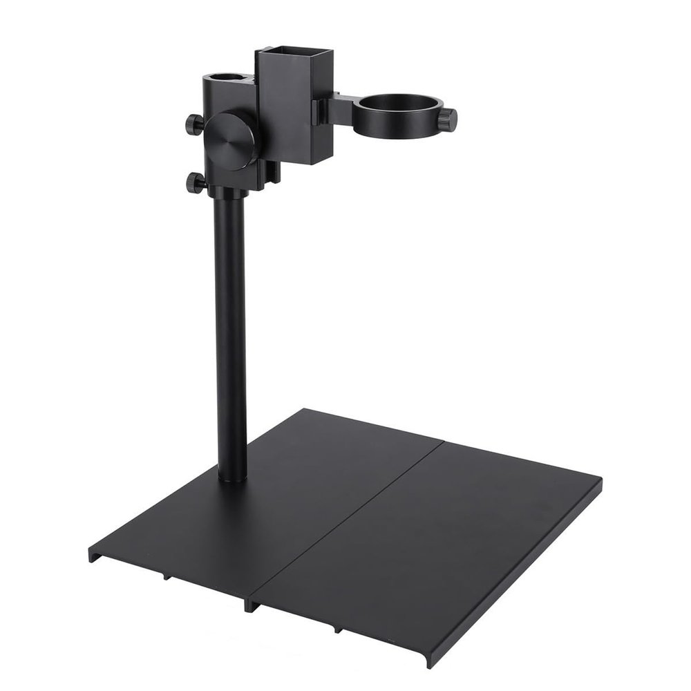 JUIYU Microscope Accessories Kit 48MP HDMI USB Digital Video Monocular Microscope Camera Continus Zoom 130X 180X C-Mount Microscope Slides (Color : Stand A)