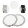X AUTOHAUX 2 Pcs 6.5" Car Speaker Cover Mesh Subwoofer Grill Horn Guard with 8 Screws Metal ABS White Gold Tone view 4
