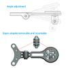 Cestbon Out Front Bike Stem Handlebar Combo Mount for Garmin Wahoo Bryton Rider Stages Dash Hammerhead Campatible with Cannondadle Supersix Systemsix Hollowgram Knot & Save System Handlebars view 3
