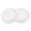 X AUTOHAUX 2 Pcs 4" Car Metal Speaker Cover Mesh Subwoofer Grill Horn Guard with 8 Screws White view 3