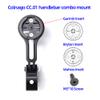 Cestbon Out Front Bike Stem Handlebar Combo Mount for Garmin Edge Wahoo Elemnt Bryton Rider Stages Dash Hammerhead Campatible with Col nago C68 V4RS CC.01 Integrated Handlebar view 2