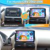 Podofo for Honda CRV 2002-2006 Wireless Apple Carplay Android Auto,9" Touchscreen Android Car Stereo Autoradio Head Unit with GPS Navigation HiFi WiFi Bluetooth RDS FM Backup Camera Mirror Link view 2