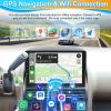 Podofo for Honda CRV 2002-2006 Wireless Apple Carplay Android Auto,9" Touchscreen Android Car Stereo Autoradio Head Unit with GPS Navigation HiFi WiFi Bluetooth RDS FM Backup Camera Mirror Link view 4