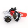 DRRI WEIPU Metal WS28 35 Pin Electrical Power Connector, 5A 400V AC DC Circuit Signal LED Heavy Duty Industrial Bulkhead Male Plug Female Socket view 2