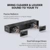 LARKSOUND Small Sound Bar for TV, PC, Gaming, Surround Sound System, Mini TV Speaker Soundbar with Bluetooth/HDMI ARC/Optical/AUX/USB Connections view 4