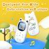 MP3 Player for Kids, 32GB Bluetooth 5.0 Kids Mp3 Player, Child Music Player with FM Radio, Speaker, Voice Recorder, Expandable up to 128GB, Lanyard Headphone Included view 2