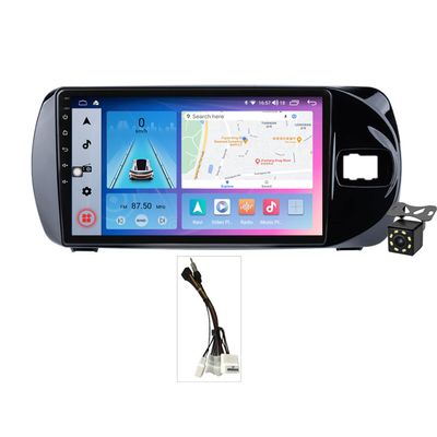 Charmstep for Toyota Vitz 2014-2020 Android 11 Car Radio Stereo Navigation GPS Head Unit 9" Screen Multimedia Video Player with Carplay/SWC/DSP/4G/FM RDS/WiFi+Backup Camera,300s/3+32g/a