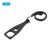 PATIKIL 2 Pack Aluminium Alloy Camera Tighten Knob Bolt Nut Screw Wrench with Lanyard for Action Camera, Black view 3