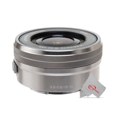Sony SELP1650 16-50mm f/3.5-5.6 OSS Alpha Zoom Lens Silver (Renewed)