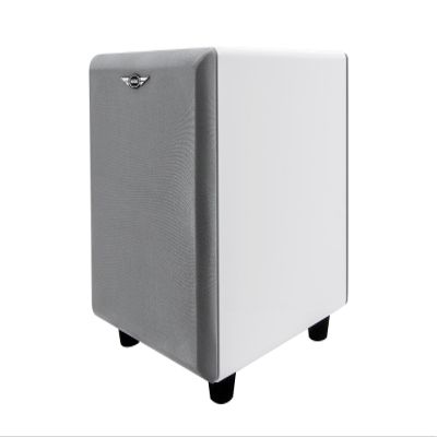 Earthquake Sound MiniMe DSP P8 8-inch Powered Subwoofer with DSP Control and SLAPS Passive Radiator Technology, White