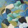 Doves Amongst Flowers : Helen Torr : Archival Quality Art Print view 1