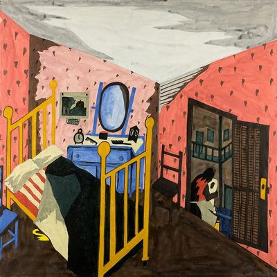 JACOB LAWRENCE : Virginia Interior : Archival Quality Art Print