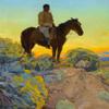 Walter Ufer : Sundown : 1916 : Archival Quality Art Print view 1
