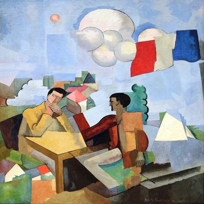 Roger De La Fresnaye : The Conquest of Aria : 1913 : Archival Quality Art Print