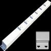 24" Hardwired Power Strip (NO Power Cord), 6 Vertical Outlets (NOT Tamper Resistant), with Ears (with mounting tabs on Both Ends), 15A (NOT a 20 Amp Unit), White view 1