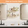 upsimples 2 Pcs 15" Acrylic Shelves for Wall Display and Storage, Clear view 3