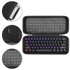 Linkidea Hard Travel Case for Compact 60% Keyboard, Computer 61 Key Wireless/Wired Keyboard Carrying Storage Box Bag, Compatible with Razer Huntsman Mini 60%, Logitech G PRO X 60 view 3