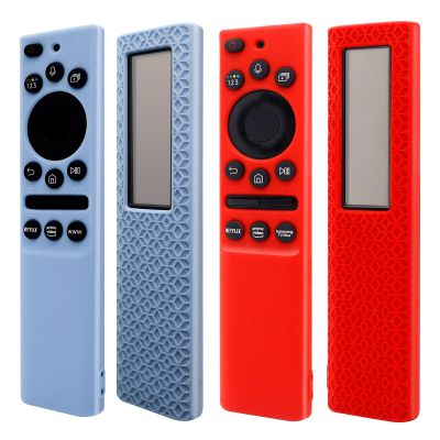 [2Pack] ZEVGOV Silicone Case for Samsung Smart Solar Cell Remote Control BN59 Series Protective Kids-Friendly Shockproof Remote Control Sleeve Holder