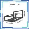 8 GPU Mining Rig Frame, Steel Open Air Miner Mining Computer Frame Rig Case for Crypto Coin Currency Bitcoin ETH/ETC/ZEC Mining Accessories Tools Frame, Fans & GPU is not Included view 2