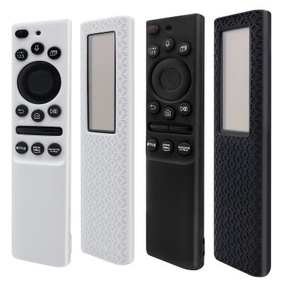 [2Pack] ZEVGOV Silicone Case for Samsung Smart Solar Cell Remote Control BN59 Series Protective Kids-Friendly Shockproof Remote Control Sleeve Holder
