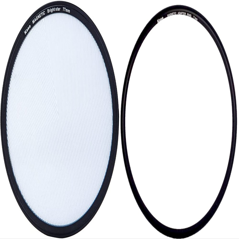 Kase 77mm Magnetic Bright Star Focus Focusing Tool/Filter inc Adapter Ring