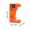 Luqeeg Universal Battery Tester Checker, LCD Display for AA AAA 6F22 9V 1.5V Battery, Battery Tester for Household Batteries - Small Electrical Equipment (Orange) view 4