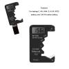 Battery Tester Checker, LCD Display Universal Battery Checker for AA AAA 6F22 9V 1.5V Battery, Battery Tester for Household Batteries - Smal Electrical Equipment (Black) view 2