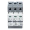3-Pole Voltage Surge Arrester Device for Photovoltaic Systems with 10-20 Ka L Ightning Protection and 1000 VDC - Photovoltaic Surge Protector view 3